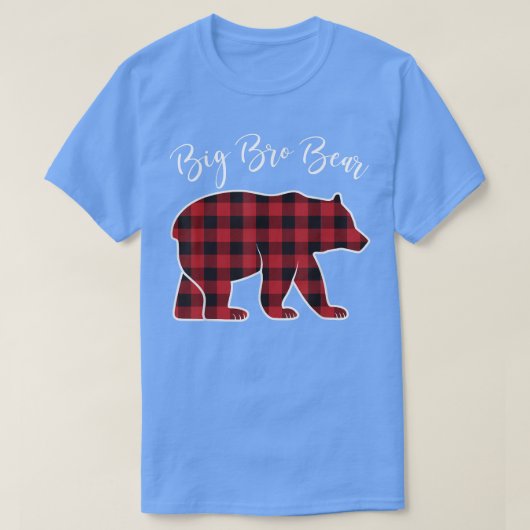 Brother Bear Pajama Red Buffalo Xmas Family Christ Tシャツ (デザイン正面)