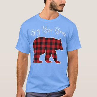 Brother Bear Pajama Red Buffalo Xmas Family Christ Tシャツ