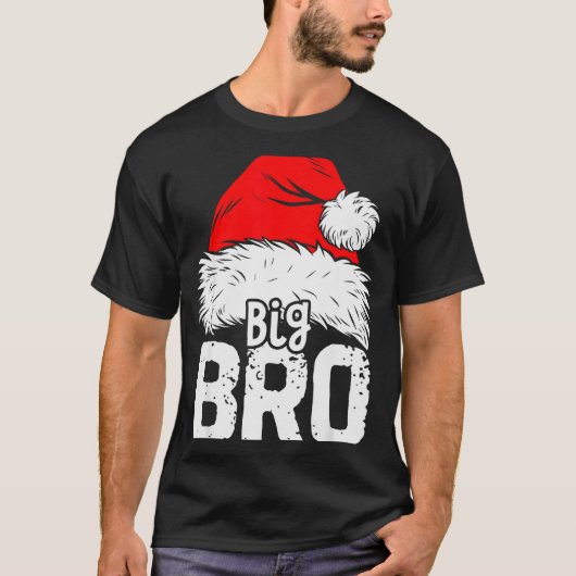 Brother Big Santa Christmas Family Matching Pyjama Tシャツ (正面)