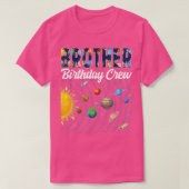 Brother Birthday Crew Outer Space Solar System Bda Tシャツ (デザイン正面)