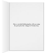 Brother & Brother in Lawサンパトリックのデイカード (内側 (右))