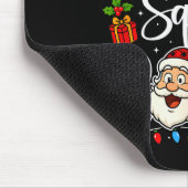 Brother Christmas Crew 2026 Leopard Funny Santa Fa マウスパッド (コーナー)