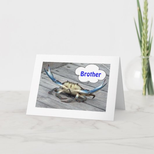 BROTHER-DON'T BE A CRAB (SAYS THE CRAB) カード (正面)
