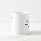 Brother Eric For Union President Cup コーヒーマグカップ (中央)