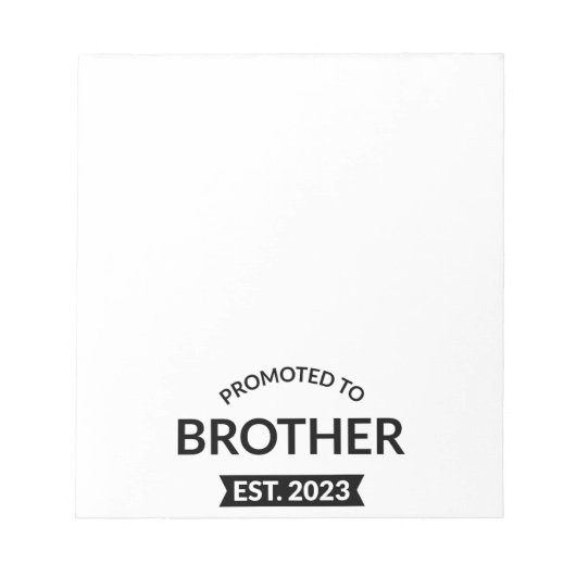 Brother Estに昇格。2023 II ノートパッド (正面)