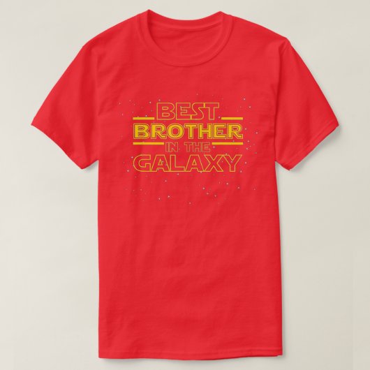 Brother  Gift Best Brother in the Galaxy  Tシャツ (デザイン正面)