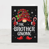 Brother Gnome Matching Christmas Pjs For Family  カード (正面)