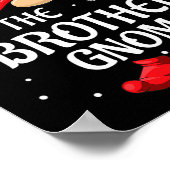 Brother Gnome Matching Christmas Pjs For Family  ポスター (角)