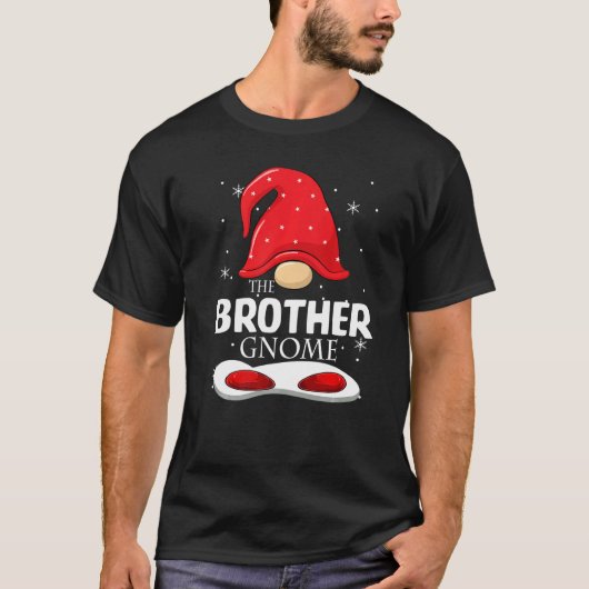 Brother Gnome Xmas Family Matching Group Christmas Tシャツ (正面)