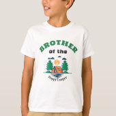 Brother Happy Camper T-Shirt Kids Birthday Party Tシャツ (正面)