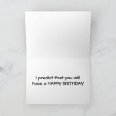 *BROTHER* I PREDICT "YOU" HAVE A HAPPY BIRTHDAY カード (内部)