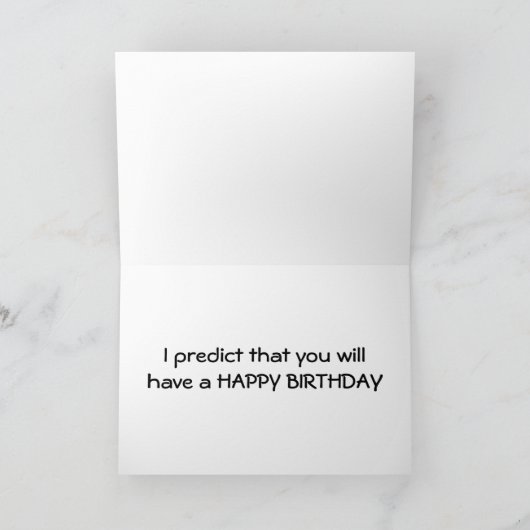 *BROTHER* I PREDICT "YOU" HAVE A HAPPY BIRTHDAY カード (内部)