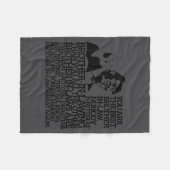 Brother In-law Gift Funny Trump Quote Brother In-l フリースブランケット (正面(横))