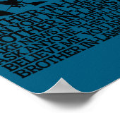 Brother In-law Gift Funny Trump Quote Brother In-l ポスター (角)