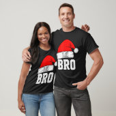 Brother Lil Bro Santa Hat Christmas Little Brother Tシャツ (ユニセックス)