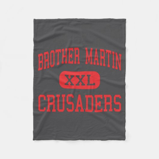 Brother Martin Crusaders High New Orleans _1  フリースブランケット (正面)