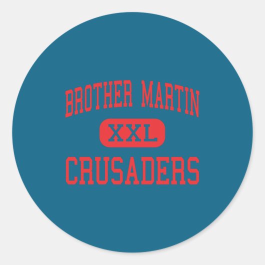 Brother Martin Crusaders High New Orleans _1  ラウンドシール (正面)