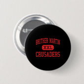 Brother Martin Crusaders High New Orleans _1  缶バッジ (正面&裏面)