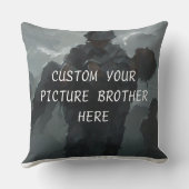 Brother Memorial Pillow – Forever in Our Hearts クッション (裏面)