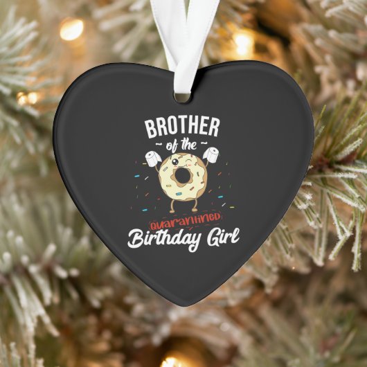 Brother Of検疫誕生日ガールドおもしろいーナツ オーナメント (ツリー)
