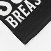 Brother Of A Warrior Breast Cancer Awareness Suppo フリースブランケット (角)