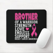 Brother Of A Warrior Breast Cancer Awareness Suppo マウスパッド (マウス)