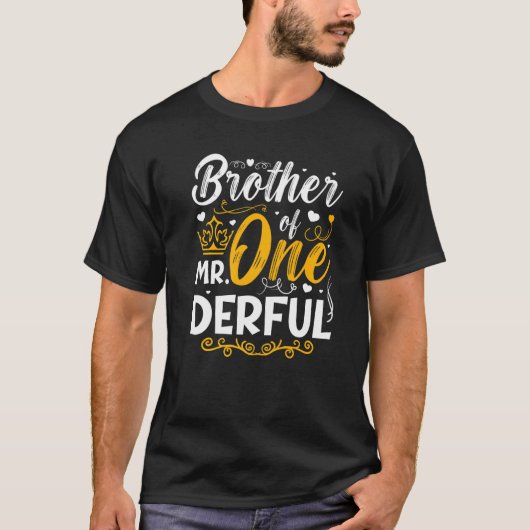 Brother Of Mr. One Derfulパーティーマッチング家族1st Tシャツ (正面)