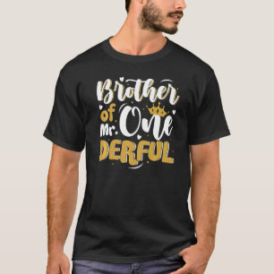 Brother Of Mr. One Derful Matching Family第1誕生 Tシャツ