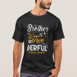 Brother Of Mr. Two Derful 2nd Birthdayパーティーテーマ Tシャツ<br><div class="desc">2人のダーフル2番目の誕生日パーティーテーマ女の子の兄。</div>