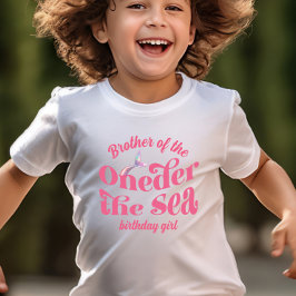 Brother of Oneder The Sea Mermaid birthday girl Tシャツ