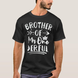 『Brother of Onederful 1st Birthday Matchin』 (1歳1日の Tシャツ