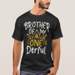 『Brother of Onederful 1st Birthday Matchin』 (1歳1日の Tシャツ<br><div class="desc">かわおもしろいいい表情の家族衣装に合わせ、母、パパ、叔母、息子、娘、夫、父、祖母、祖父、父母、両親、夫婦、素晴らしベビー生まれたばかりのパーティーの贈り物。</div>