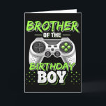 Brother Of The誕生日・ボーイMatching Video Game Bi カード<br><div class="desc">誕生日ボーイマッチングビデオゲーム誕生日1</div>