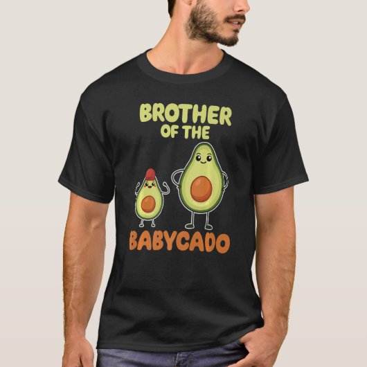 Brother Of The Babycado Avocado Cute Family Pregna Tシャツ (正面)