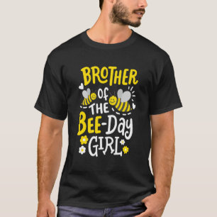 Brother of the Bee-Day Girl Birthday Party Matchin Tシャツ
