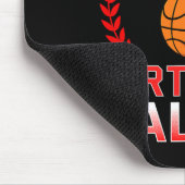 Brother Of The Birthday Boy Bysketbyll Bday Celebr マウスパッド (コーナー)