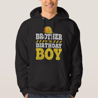 Brother of the Birthday Boy Construction Birthday  パーカ