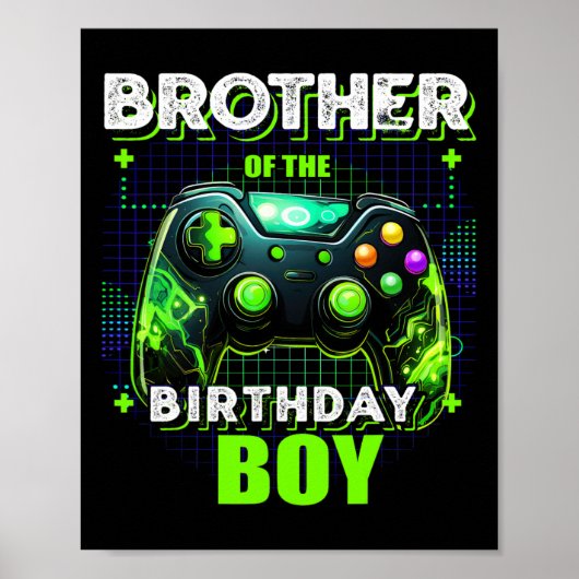 Brother Of The Birthday Boy Matching Family Video  ポスター (正面)