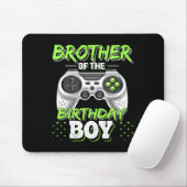 Brother Of The Birthday Boy Matching Video Game Bi マウスパッド (マウス)