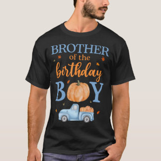 Brother Of The Birthday Boy Pumpkin Truck 1St Bday Tシャツ