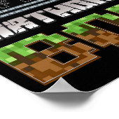 Brother Of The Birthday Boy Video Gamer Pixel Birt ポスター (角)