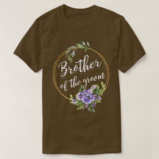 Brother Of The Groom Wedding Bachelor Party Brothe Tシャツ (デザイン正面)