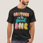 Brother Of The Sweet One 1th Birthday Family Donut Tシャツ<br><div class="desc">ブラザーオブザスウィートワンの1歳の誕生日ファミリードーナツ誕生日</div>