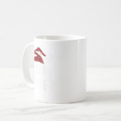 Brother Santa Red Plaid Christmas Family Matching コーヒーマグカップ (正面左)