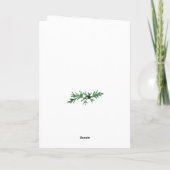 Brother & Sister in-Law Christmas Tree Hedgehog カード (裏面)