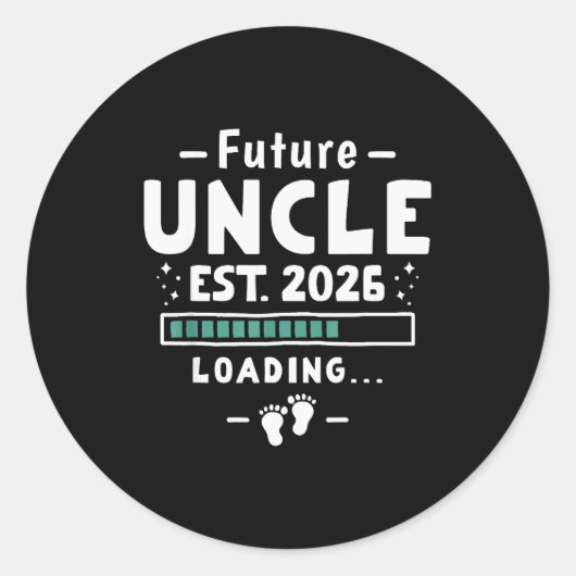Brother To Uncle Pregnancy Announcement - Future U ラウンドシール (正面)