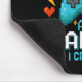 Brotherand Gamer Pixel Console Video Game Player G マウスパッド (コーナー)