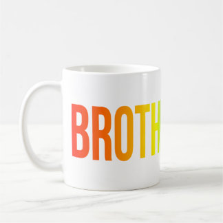 BROTHERHOOD ワードマーク マグカップ レインボー