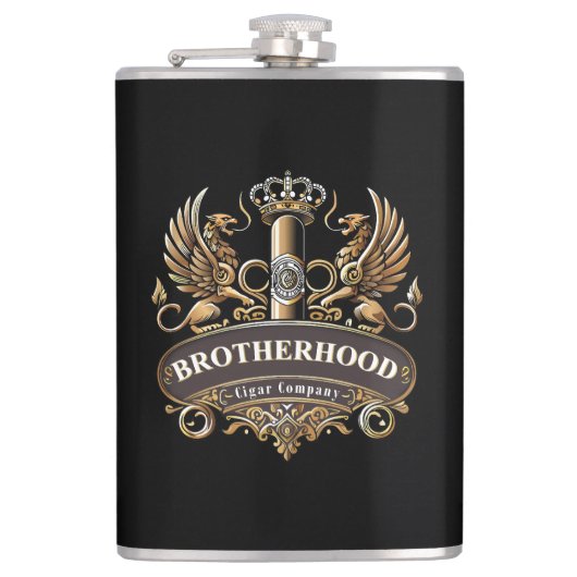 Brotherhood Cigar Company フラスク (正面)