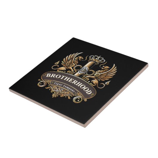 Brotherhood Cigar Company Ceramic Tile タイル (側面)